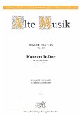 Konzert D-Dur Hob.VIIf:D1 für Flöte und Streicher für Flöte und Klavier