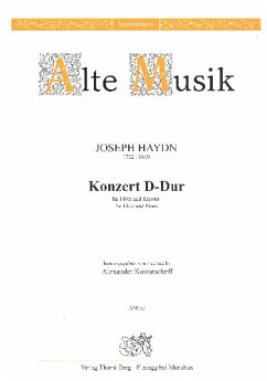 Cover Konzert D-Dur Hob.VIIf:D1 für Flöte und Streicher für Flöte und Klavier