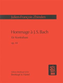 Cover Hommage ŕ J.S. Bach op.44 für Kontrabaß