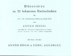 Cover Bläsersätze zu 22 bekannten Kirchenliedern Stimmen komplett