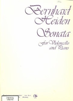 Cover Sonata for violoncello and piano