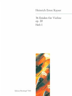 Cover 36 Etüden op.20 Band 1 für Violine