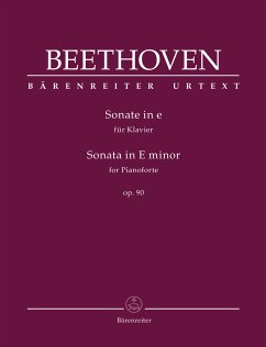 Cover Sonate in e für Klavier op. 90