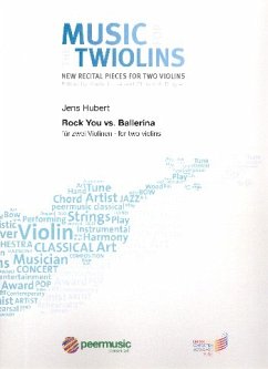 Cover Rock You vs. Ballerina für 2 Violinen Partitur und Stimmen