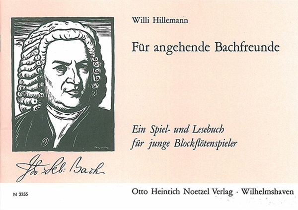 Für angehende Bachfreunde für 2 Blockflöten (SA) Partitur