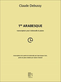 Cover Arabesque no.1 pour violoncelle et piano