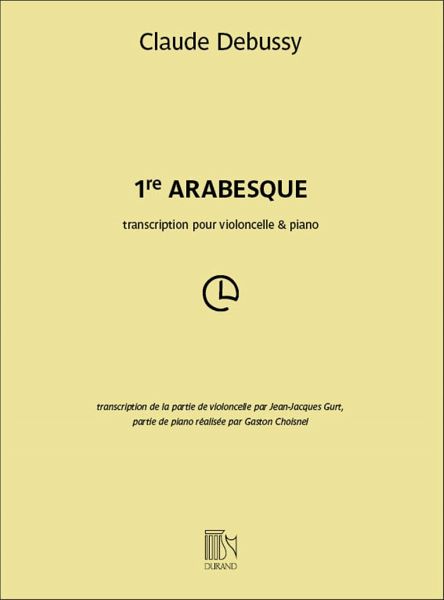 Arabesque no.1 pour violoncelle et piano Arabesque no.1 pour violoncelle et piano