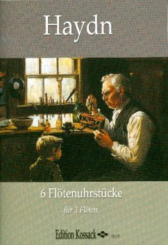Cover 6 Flötenuhrstücke für 3 Flöten Partitur und Stimmen