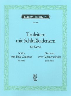 Cover Tonleitern mit Schlusskadenz für Klavier