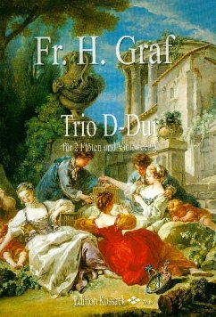 Cover Trio D-Dur für 2 Flöten und Violoncello Partitur und Stimmen