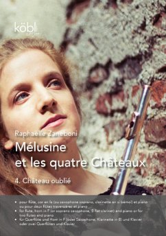 Cover Château oublié für Flöte, Horn in F (Saxophon/Klarinette/Flöte) und Klavier Partitur und Stimmen