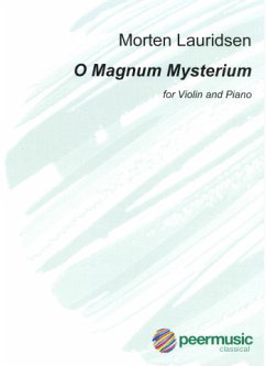 Cover O magnum mysterium for violin and piano