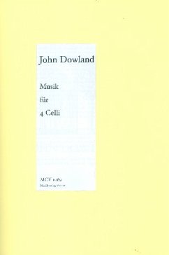 Musik für 4 Violoncelli Partitur und Stimmen