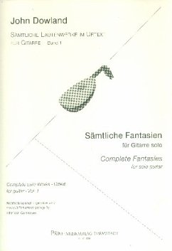 Cover Sämtliche Fantasien für Gitarre revised edition
