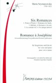 6 Romances und Romance ŕ Joséphine für Gesang und Klavier Partitur (frz)