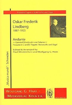 Andante für Posaune (Fagott/Violoncello) und Orgel Andante für Posaune (Fagott/Violoncello) und Orgel