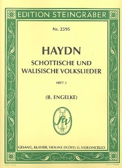 Cover Schottische und walisische Volkslieder Band 3 für Singstimme, Klavier, Violine (Flöte) und Violoncello Stimmen