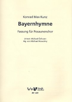 Cover Bayernhymne für Posaunenchor Spielpartitur