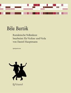 Cover Rumänische Volkstänze für Violine und Viola 2 Spielpartituren