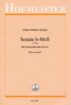 Cover Sonate h-Moll für Kontrabass und Klavier