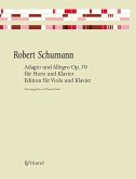 Adagio und Allegro op.70 für Horn und Klavier für Viola und Klavier