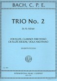 Trio a minor no.2 for flute, clarinet and piano (or violin, viola and piano) Trio a minor no.2 for flute, clarinet and piano (or violin, viola and piano)