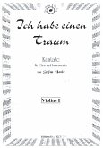 Ich habe einen Traum für gem Chor, Flöte, Pauken, 2 Violinen, Viola Stimmensatz und 10 Chorpartituren