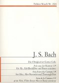 Die Obrigkeit ist Gottes Gabe für Alt, Altblockflöte und Cembalo Partitur und 2 Stimmen (dt)