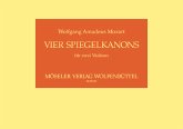 4 Spiegelkanons für 2 Violinen Spielpartitur 4 Spiegelkanons für 2 Violinen Spielpartitur