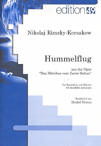 Hummelflug für Mandoline und Klavier Partitur und Stimme