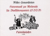 Hirtenmusik zur Weihnacht für 4 Blockflöten (SATB) Partitur und 4 Stimmen Hirtenmusik zur Weihnacht für 4 Blockflöten (SATB) Partitur und 4 Stimmen