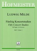 50 Konzertstudien op.26 Band 1 (Nr.1-25) für Fagott 50 Konzertstudien op.26 Band 1 (Nr.1-25) für Fagott