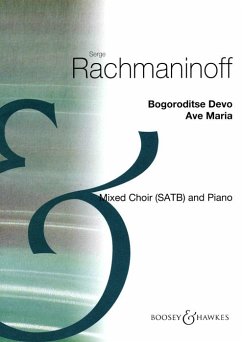 Cover Bogoroditse Devo für gem Chor und Piano
