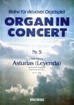 Cover Asturias Leyenda für E-Orgel