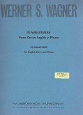 10 Miniatures for English Horn and piano 10 Miniatures for English Horn and piano