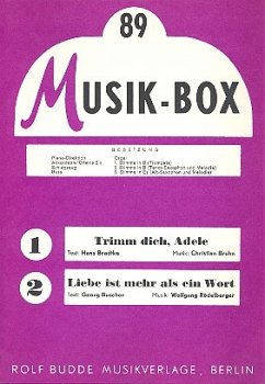 Cover Trimm dich Adele und Liebe ist mehr als ein Wort: für Combo