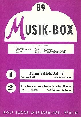 Trimm dich Adele und Liebe ist mehr als ein Wort: für Combo Trimm dich Adele und Liebe ist mehr als ein Wort: für Combo