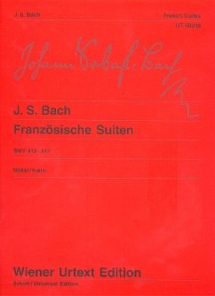Cover Französische Suiten BWV812-817 für Klavier