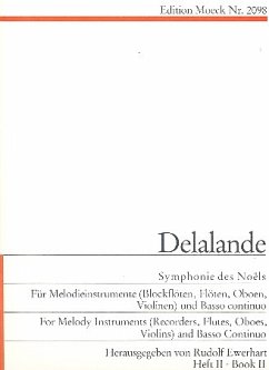 Symphonie de Noel Band 2 für 1-2 Melodieinstrumente und Bc 4Stimmen
