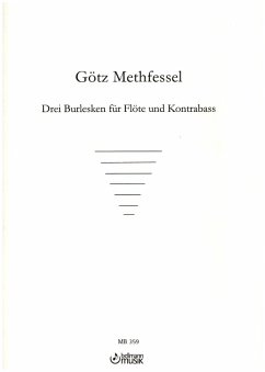 Cover 3 Burlesken für Flöte und Kontrabass 2 Spielpartituren