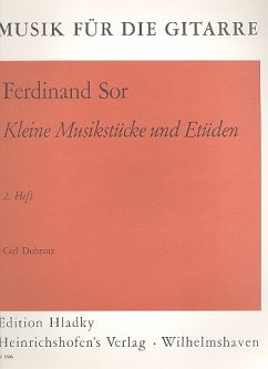 Cover Kleine Musikstücke und Etüden Band 2 für Gitarre