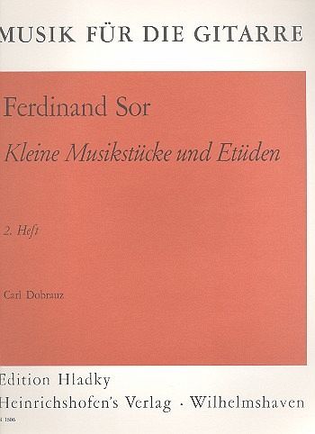Kleine Musikstücke und Etüden Band 2 für Gitarre