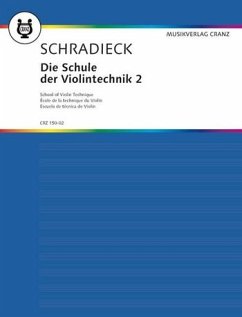 Cover Die Schule der Violintechnik Band 2