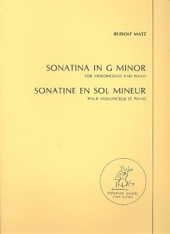 Cover Sonatina g minor for violoncello and piano