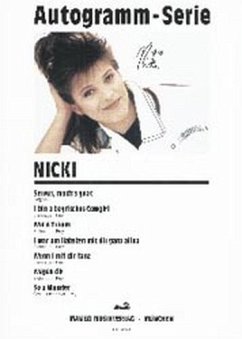 Cover Nicki - Autogramm-Serie: Album für Gesang und Klavier