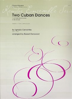 2 Cuban Dances für 3 Klarinetten und Bassklarinette Partitur und Stimmen