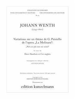 Variationen über ein Thema von Giovanni Paisiello für 2 Oboen und Englischhorn, Stimmen