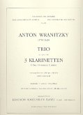 Trio C-Dur für 3 Klarinetten Stimmen Trio C-Dur für 3 Klarinetten Stimmen