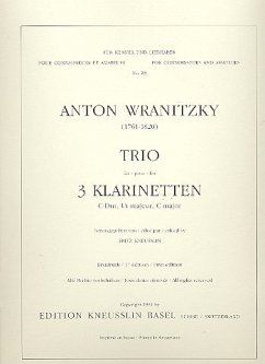 Cover Trio C-Dur für 3 Klarinetten Stimmen