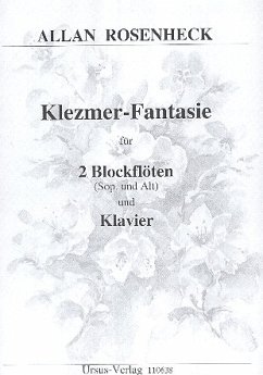 Cover Klezmer-Fantasie für Sopranblockflöte, Altblockflöte und Klavier Stimmen
